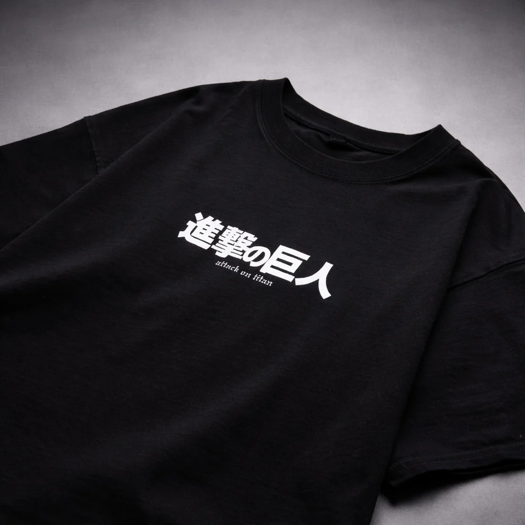 Attack On Titan – Inspired Unisex Drop shoulder Tee - Image 3