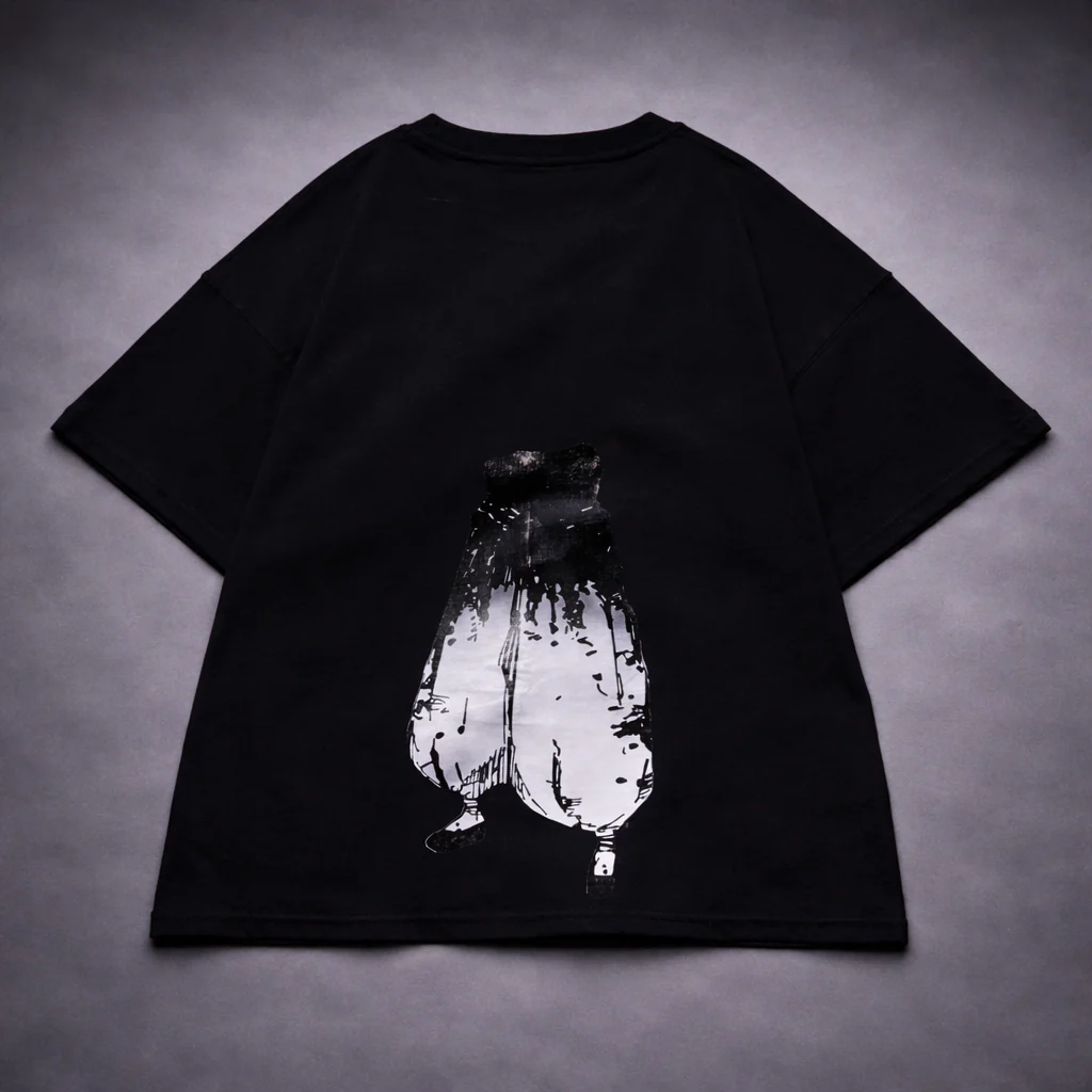 Gojo KitKat– Inspired Unisex Drop shoulder Tee - Image 4