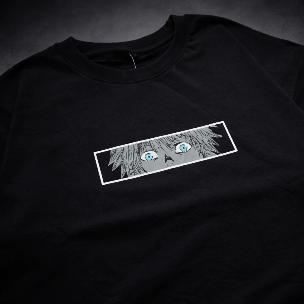 Gojo The Honored One – Inspired Unisex Drop shoulder Tee - Image 3
