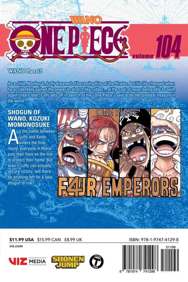 One Piece Manga Volume 104 - Image 2