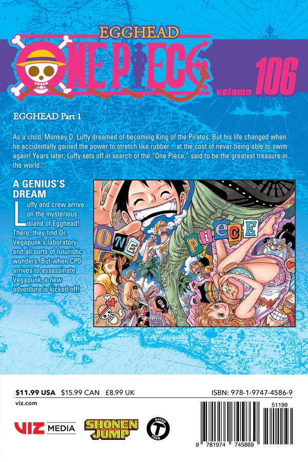One Piece Manga Volume 106 - Image 2