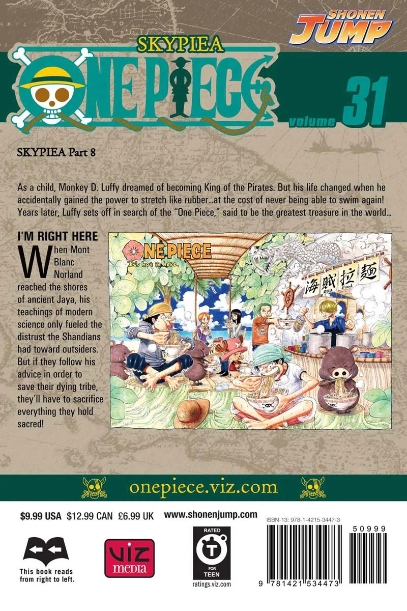 One Piece Manga Volume 31 - Image 2