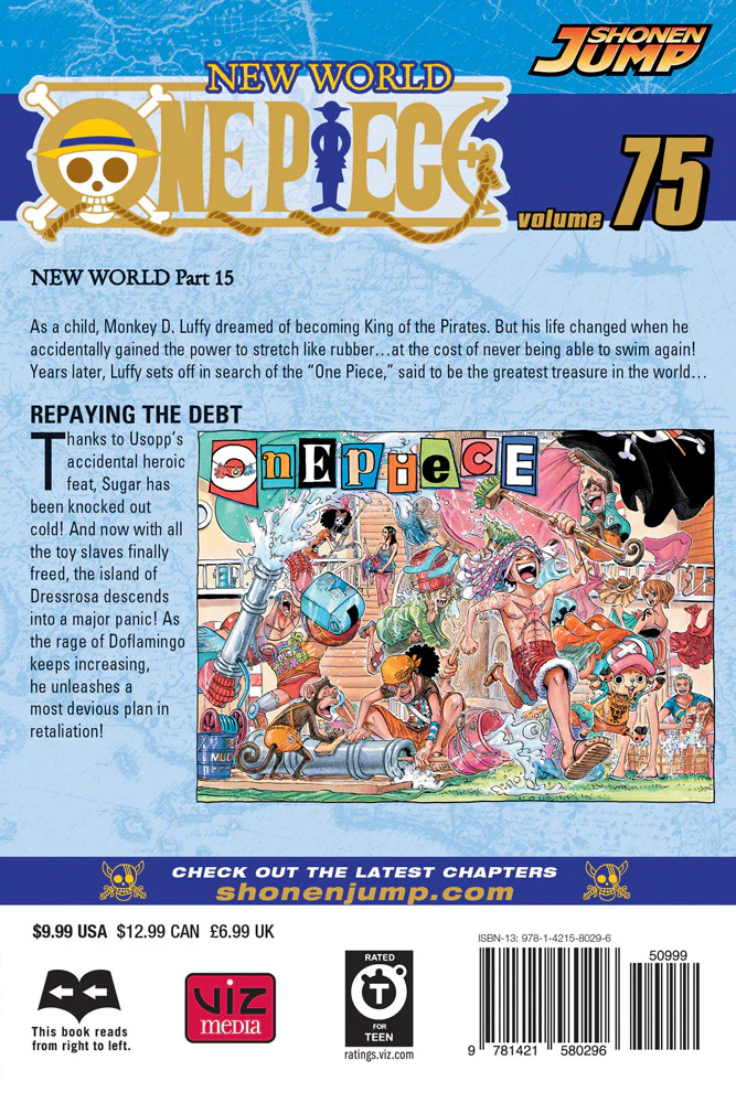 One Piece Manga Volume 75 - Image 2