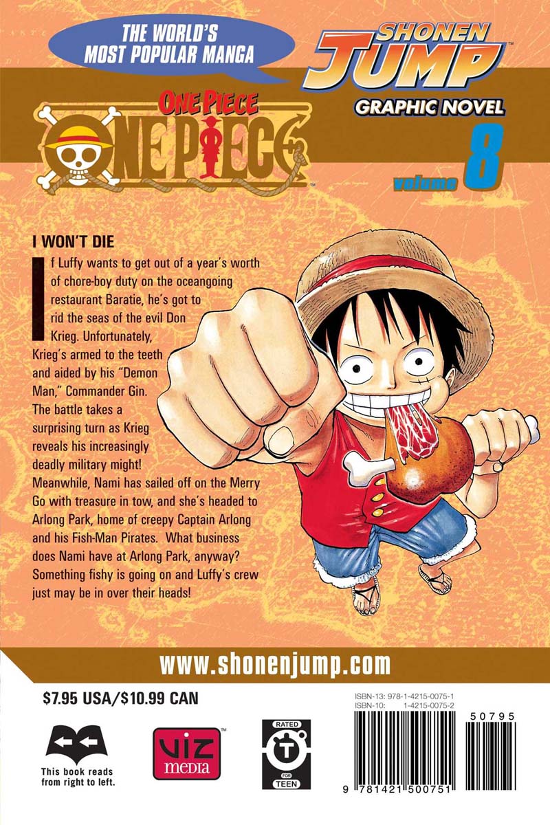 One Piece Manga Volume 8 - Image 2