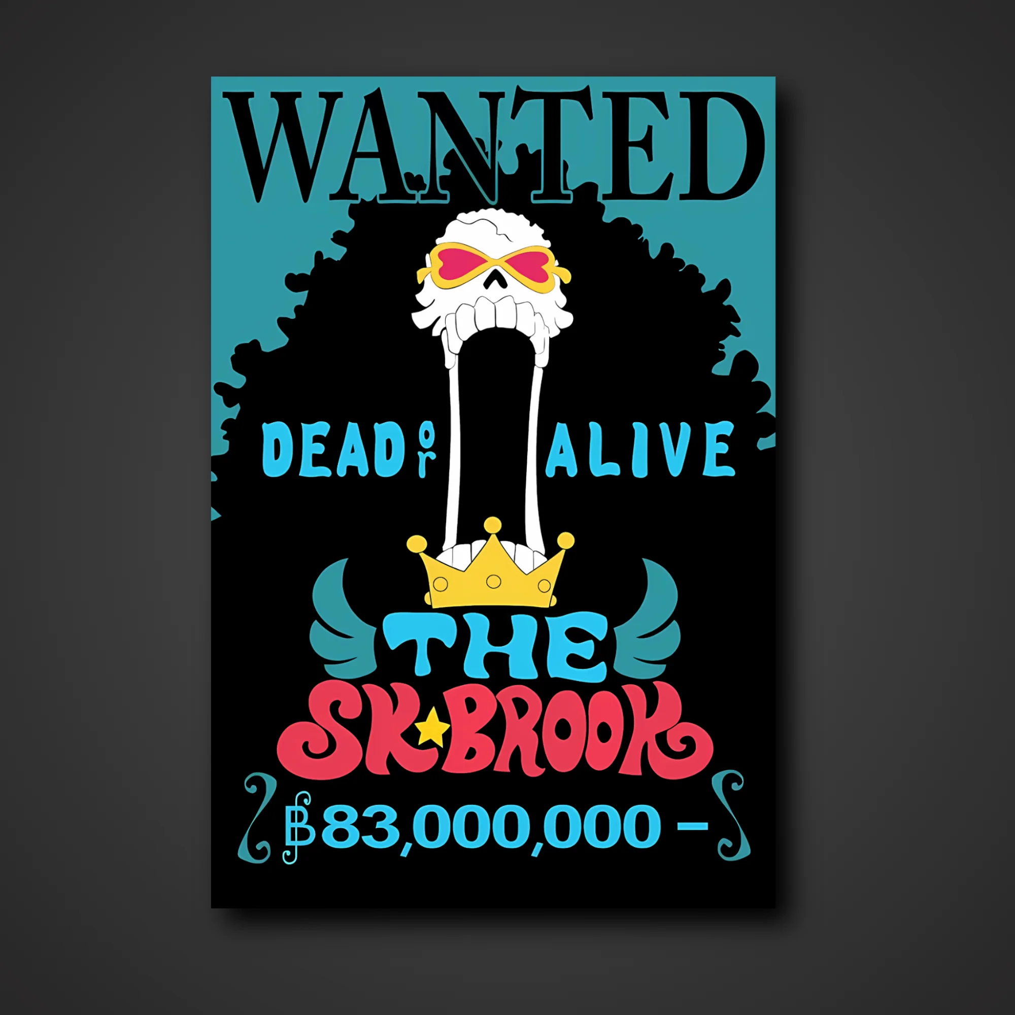 Skybrook 83 Million Berry Bounty Poster - A3 & A4 One Piece Pirate Wall Art