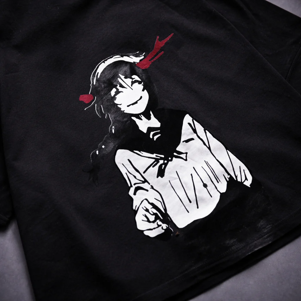 Toji and Riko – Inspired Unisex Drop shoulder Tee - Image 3